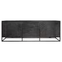 Sideboard New York, schwarz, Mangoholz, 210 cm - Starfurn
