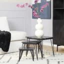 Couchtisch Jala Schwarzer Marmor | 50 cm | 3er Set - Starfurn