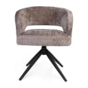 Esszimmerstuhl Demi | Clay | Beine Black | Mit Armlehnen - Starfurn