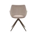 Drehbarer Esszimmerstuhl Daisy Beige - Starfurn