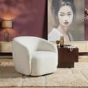 Drehsessel Yara Off White - Starfurn
