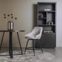 Trino Barhocker - Stoff Trenza 08 Oyster (drehbar) - Tower Living