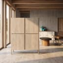 Amalfi Aufbewahrungsschrank weiß gewaschen 120 cm - Tower Living