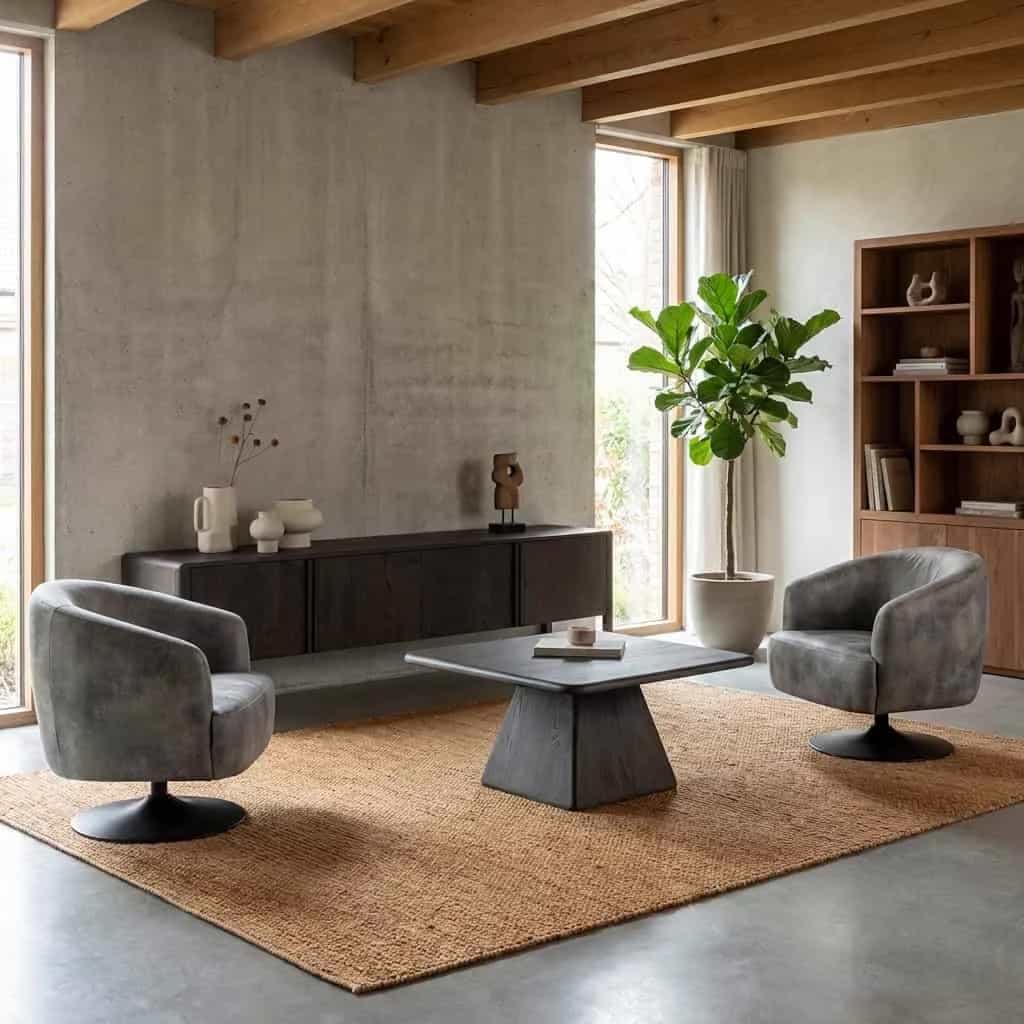 Amalfi TV-Möbel Basalt 220 cm