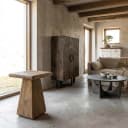 Asti Beistelltisch quadratisch braun 40 cm - Tower Living