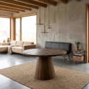 Asti Esstisch rund braun 130 cm - Tower Living