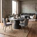 Asti Esstisch rund olivbraun 130 cm - Tower Living