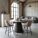 Asti Esstisch rund olivbraun 150 cm - Tower Living