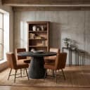 Asti Esstisch rund schwarz 150 cm - Tower Living