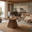 Asti Esstisch quadratisch braun 150 cm - Tower Living
