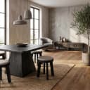 Asti Esstisch quadratisch schwarz 150 cm - Tower Living