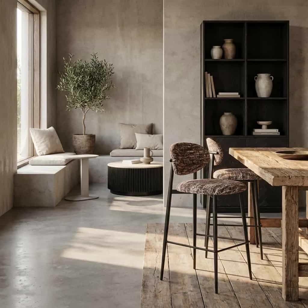 Barhocker Dantes Haselnuss