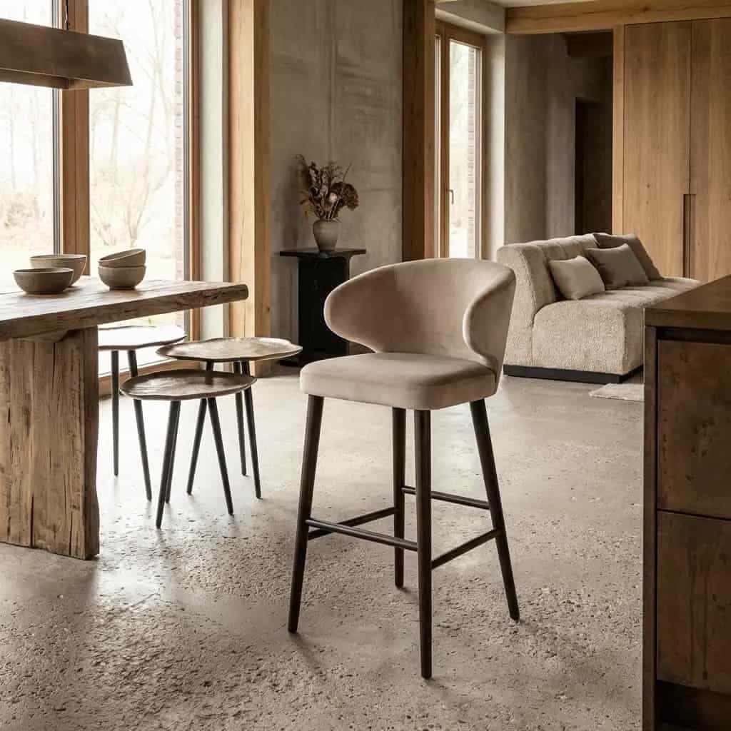 Barhocker Indigo individuell feuerhemmend