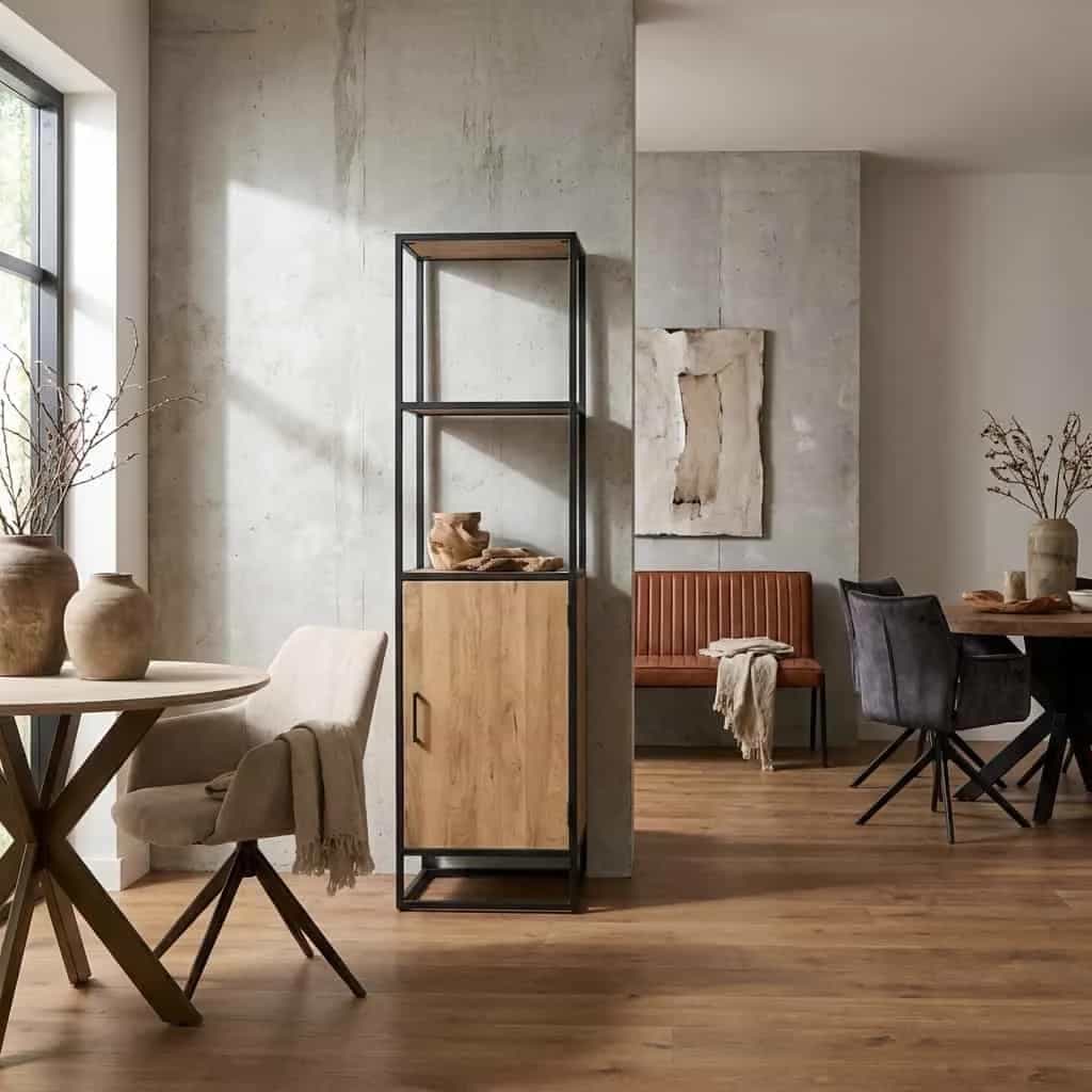 Bücherschrank Dakota 1 Tür | 55 cm