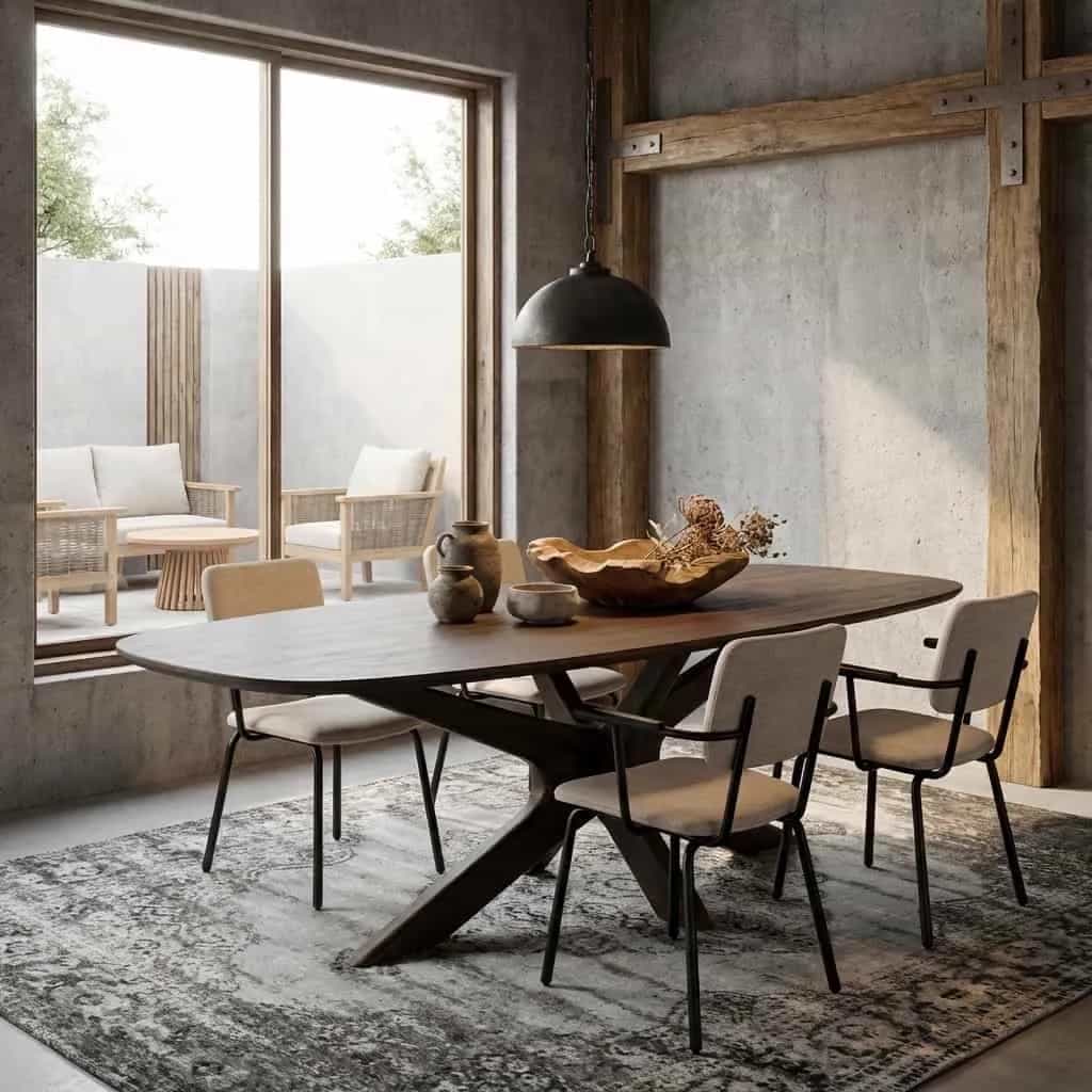 Esstisch Brix Montreaux Braun 220cm