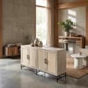 Carini Sideboard gebrochenes Weiß 200 cm - Tower Living
