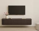 TV-Möbel Novero Espresso, freistehend, 180 cm - Livingfurn