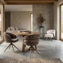 Esszimmerstuhl Zendaya Niagara Stone Drehstuhl - Richmond Interiors