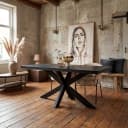 Esstisch Denver Schwarz | 160 cm | Rectangle - Starfurn