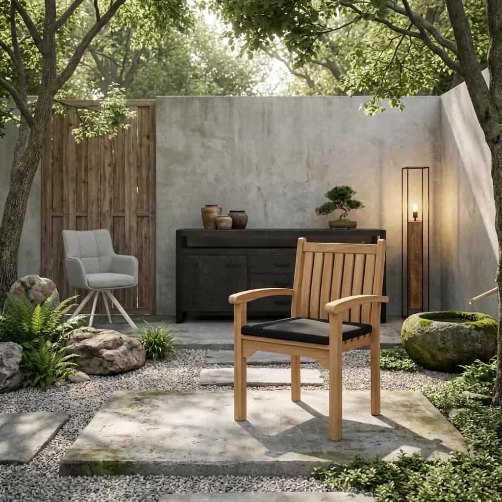 Gartenstuhl Marco aus Teakholz