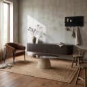 TV-Möbel Novero Espresso, wandmontiert, 220 cm - Livingfurn