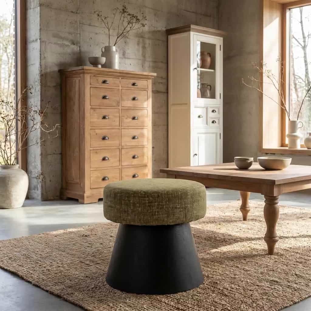 Ossana Pouf rund 50 cm