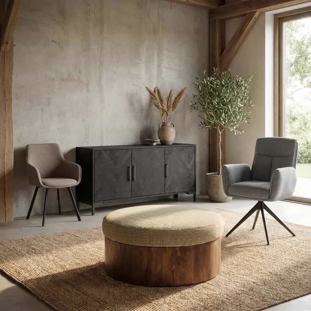 Ossana Couchtisch rund 80 cm