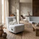 Recliner Lazy | Hellgrau - Starfurn