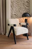 Lounge-Sessel Cooper weiß Chenille - Richmond Interiors