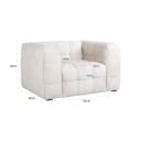 Lounge-Sessel Merrol cremefarben, flammhemmend - Richmond Interiors