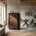 Wandschrank Salano braun 150 cm - Livingfurn