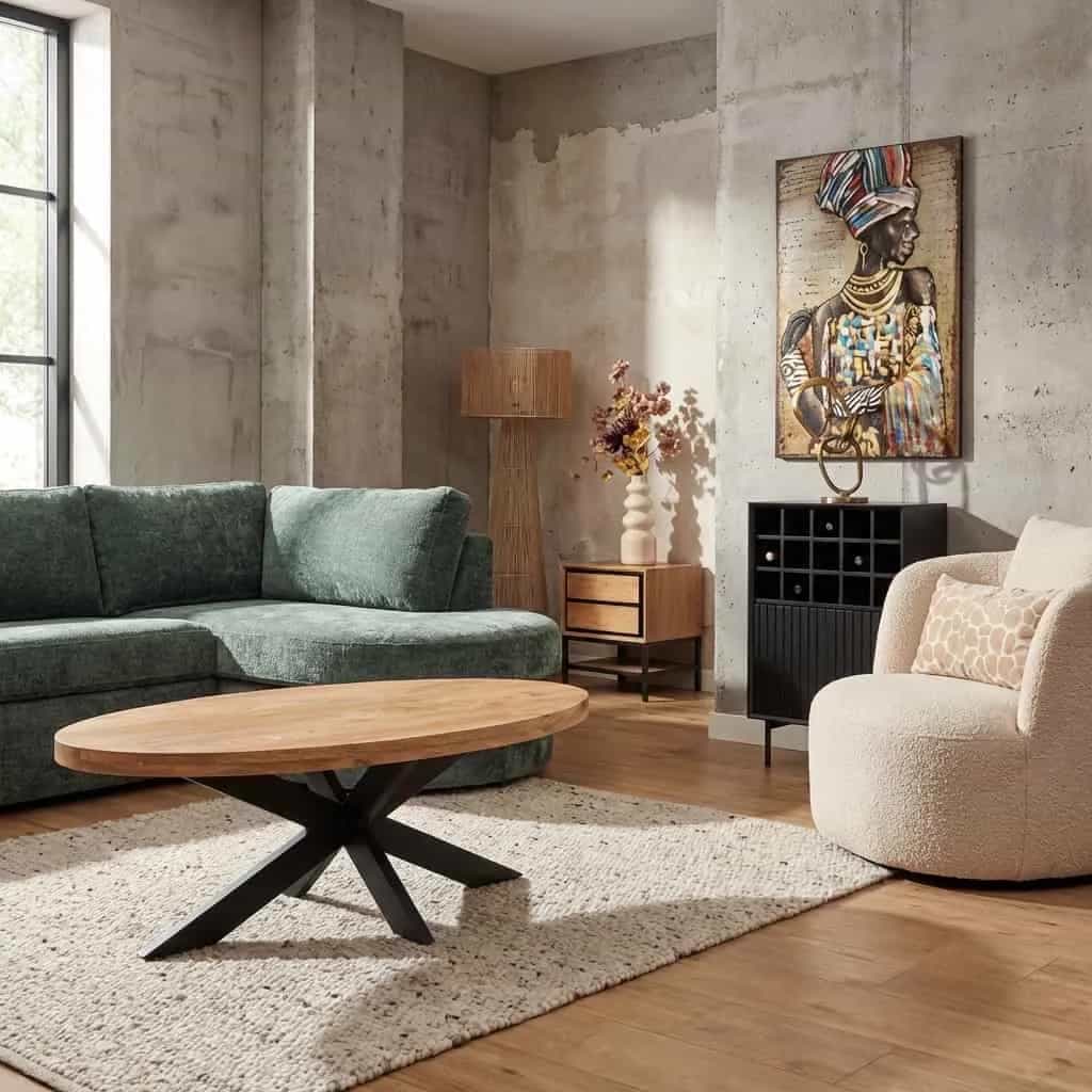 Couchtisch Dakota | 130 cm | Oval