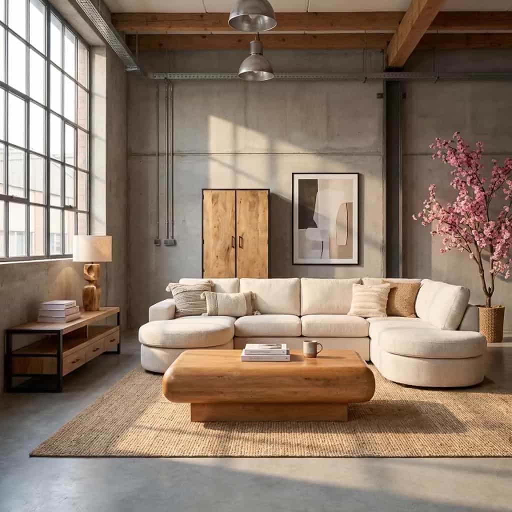 Couchtisch Fedde, naturbelassenes Mangoholz, 120 cm