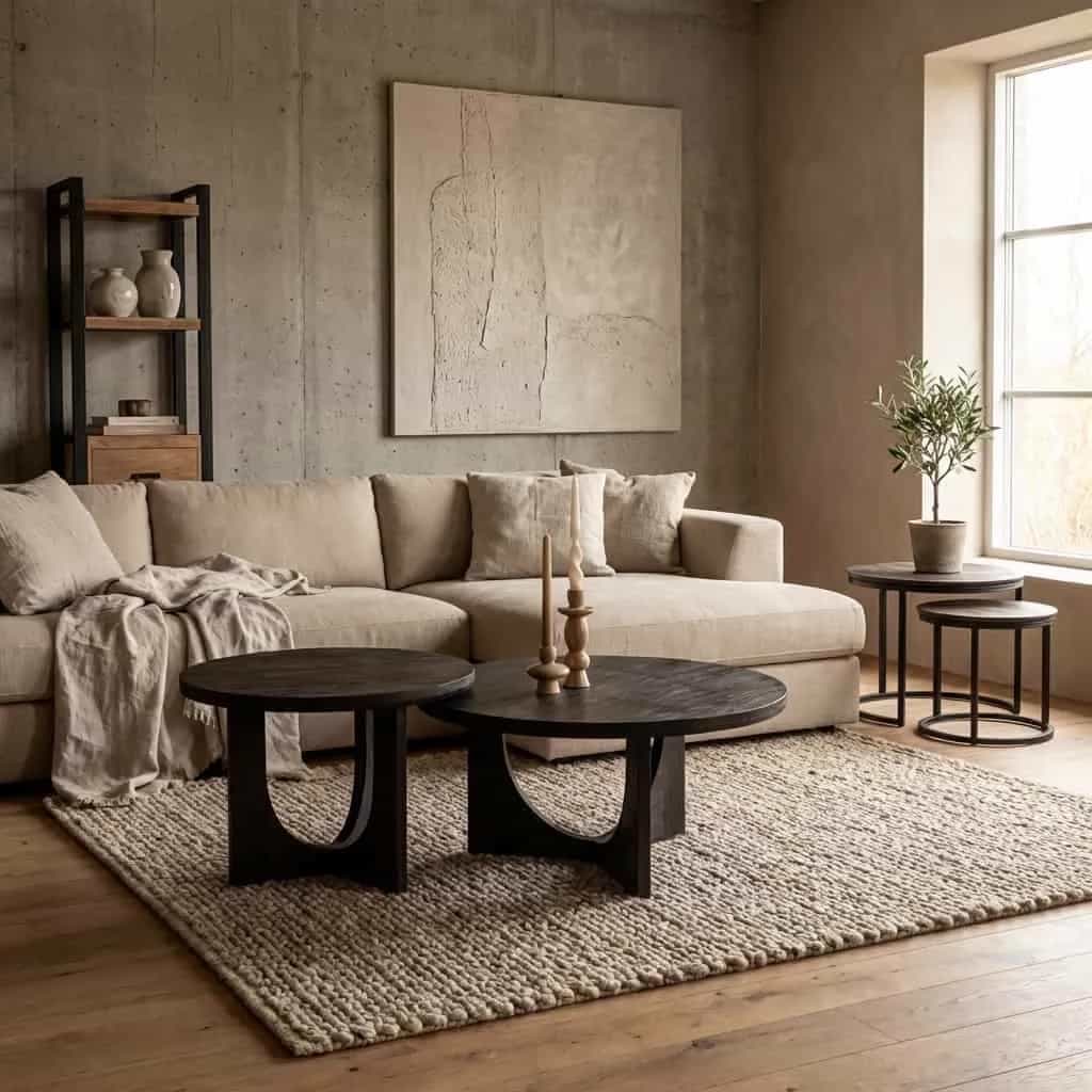 Couchtisch Guus | Schwarz | 60 cm