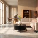 Couchtisch Madison Schwarz | 80 cm | Rund - Starfurn