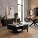 Couchtisch Madison Schwarz | 80 cm | Quadratisch - Starfurn