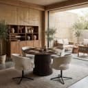 Esstisch Salvator Walnuss 130 cm - Livingfurn