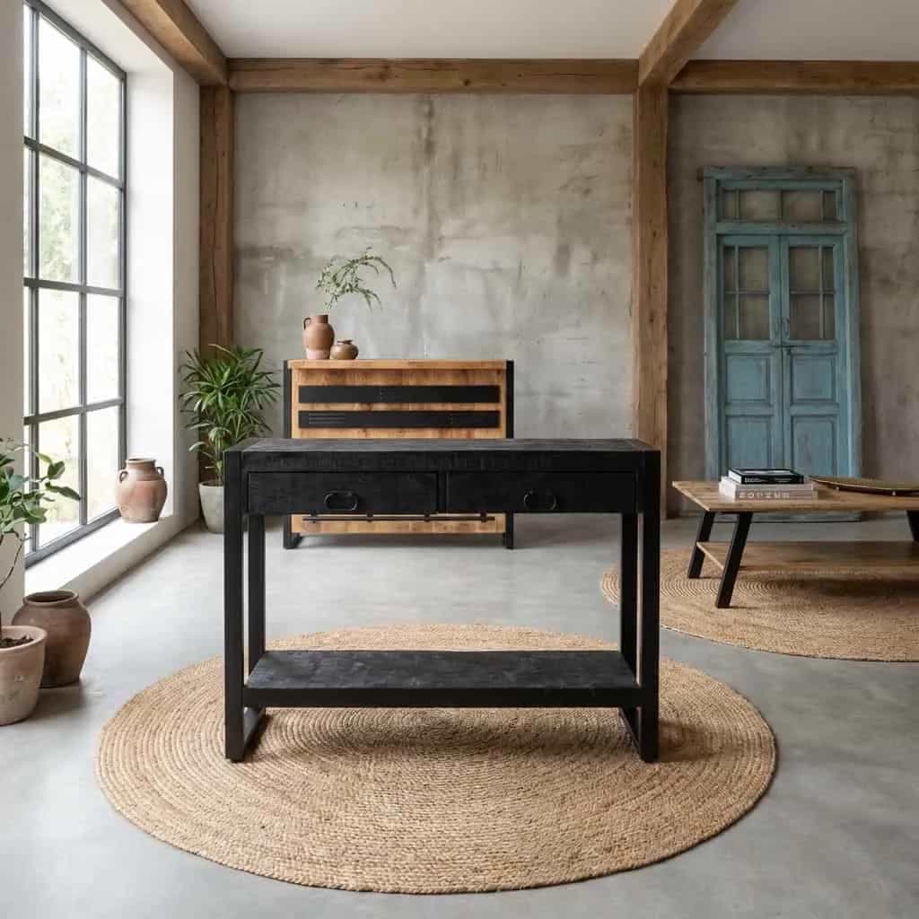 Beistelltisch Britt Schwarz 120