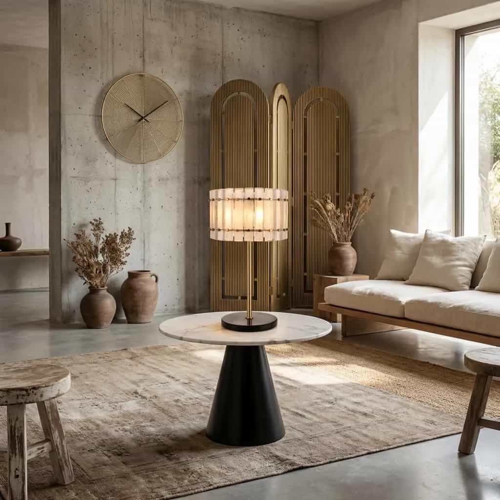 Tischlampe Felina bronze