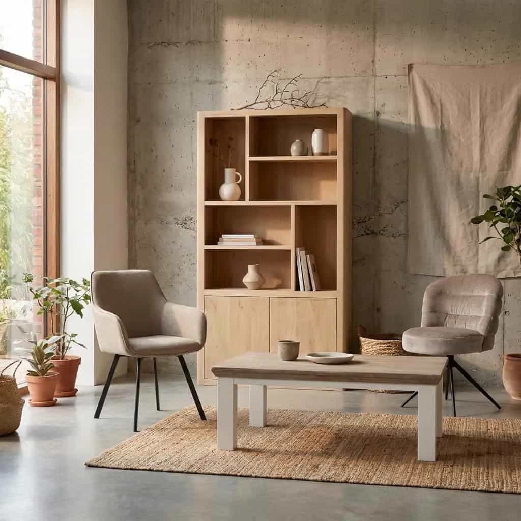 Tenna Bücherregal natur 120 cm