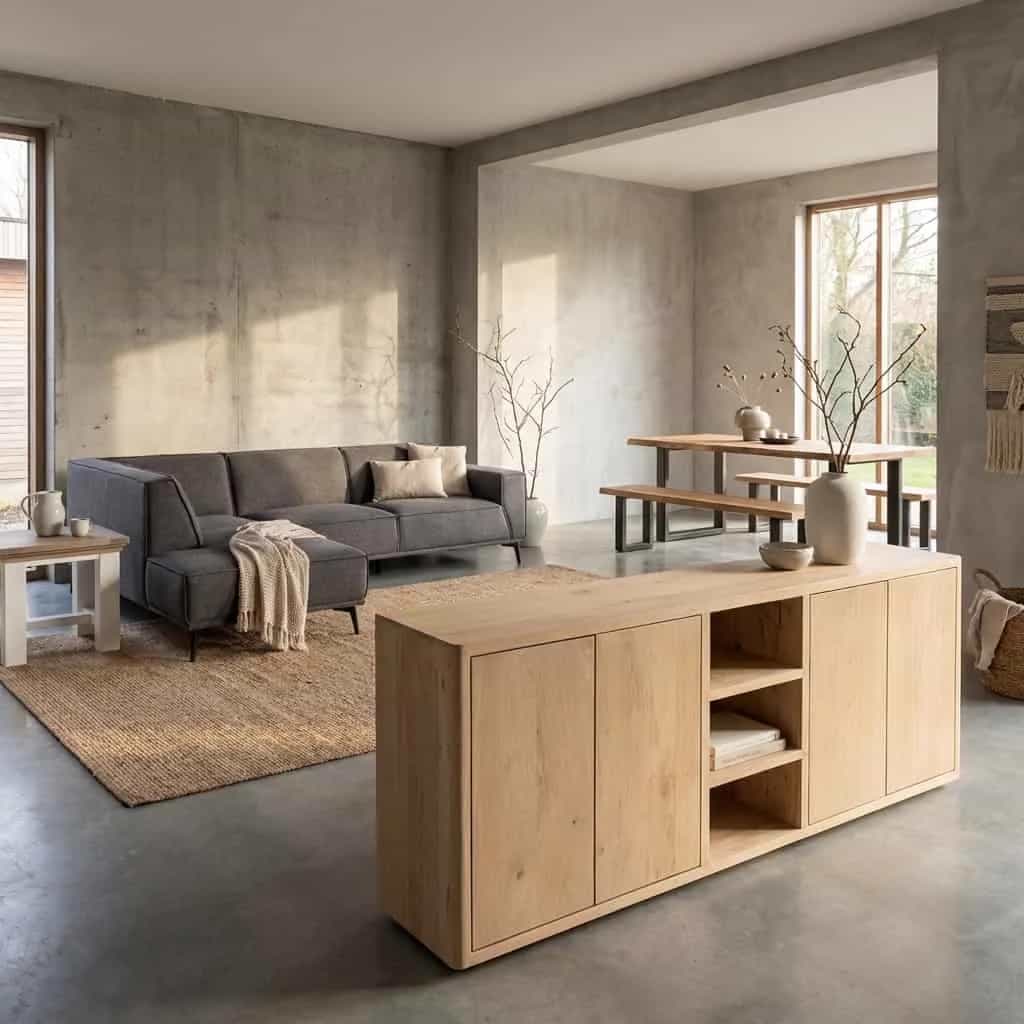 Tenna Sideboard natur 220 cm