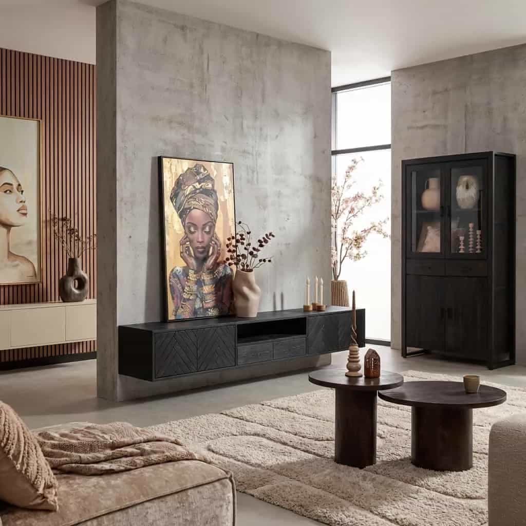 Abgehängter TV-Element New York | 240 cm