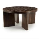 Couchtisch TiledUp aus Mangoholz und Keramik - By-Boo