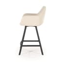 Barhocker Bliss mit Armlehnen - beige - By-Boo