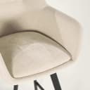 Barhocker Bliss mit Armlehnen - beige - By-Boo