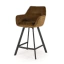 Barhocker Bliss mit Armlehnen - Senfgelb - By-Boo