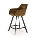 Barhocker Bliss mit Armlehnen - Senfgelb - By-Boo