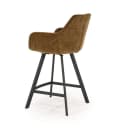 Barhocker Bliss mit Armlehnen - Senfgelb - By-Boo