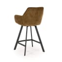 Barhocker Bliss mit Armlehnen - Senfgelb - By-Boo