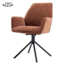 Amaro Sessel - Stoff Nature 500 Pearl Kupfer (drehbar) - Tower Living
